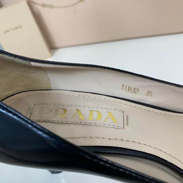 ★限定特価★ PRADA プラダ　レザー　ハイヒール　サフィアーノ　パンプス