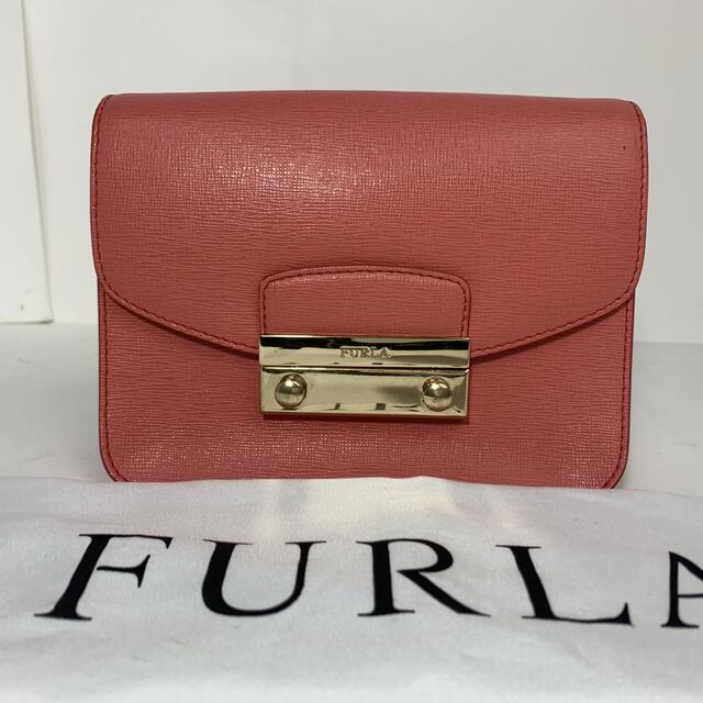 極美品★フルラ FURLA レザー メトロポリスミニ ショルダーバッグ