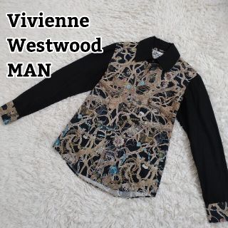 ヴィヴィアンウエストウッド(Vivienne Westwood)の良品✨ヴィヴィアンウエストウッド マン 16AW ジュエリー柄 46 オーブ(シャツ)