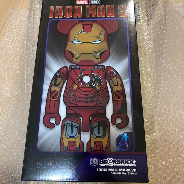 BE@RBRICK IRON MAN MARK VII DAMAGE 400%ベアブリック