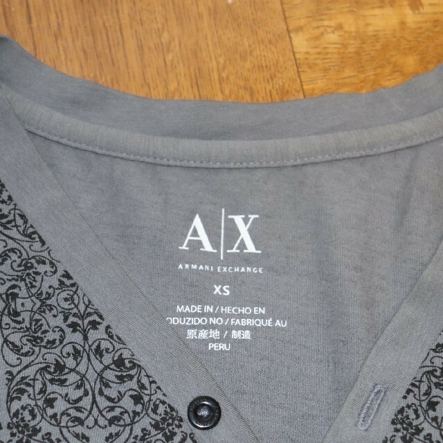 ARMANI EXCHANGE(アルマーニエクスチェンジ)の☆最終☆未使用　アルマーニエクスチェンジ XSメンズ　Tシャツ　 メンズのトップス(Tシャツ/カットソー(半袖/袖なし))の商品写真