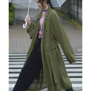 マルタンマルジェラ(Maison Martin Margiela)のKota Gushiken Knitted Washi Trench Coat(トレンチコート)