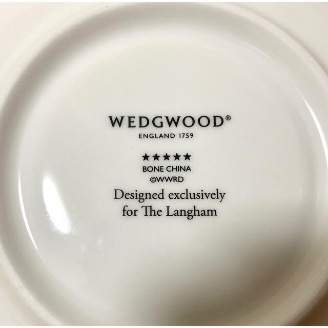 WEDGWOOD(ウェッジウッド)のウェッジウッド　ザ・ランガム特注品　ランガムローズ　未使用品 インテリア/住まい/日用品のキッチン/食器(食器)の商品写真