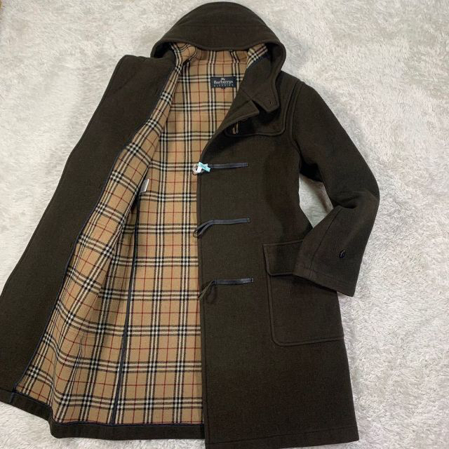 BURBERRY   極美品 BURBERRYS ダッフルコート ノバチェック カーキ L