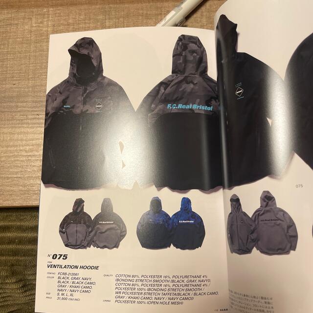 F.C.R.B.(エフシーアールビー)の新品F.C.RealBristolVENTILATIONHOODIE黒青L メンズのジャケット/アウター(ブルゾン)の商品写真