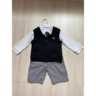 バースデイ　男の子　フォーマル　セットアップ　スーツ　95cm　(ドレス/フォーマル)