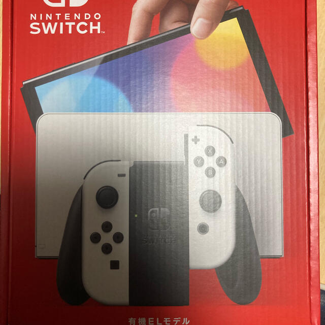 Nintendo Switch(ニンテンドースイッチ)の有機EL モデル Nintendo Switch  本体ホワイト エンタメ/ホビーのゲームソフト/ゲーム機本体(携帯用ゲーム機本体)の商品写真