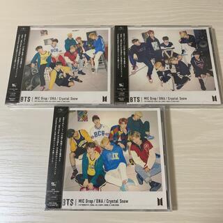 新品未開封　BTS MIC Drop/DNA/Crystal Snow CD3枚(K-POP/アジア)