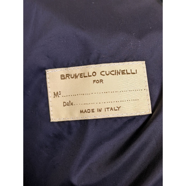 BRUNELLO CUCINELLI(ブルネロクチネリ)の2021FW ブルネロクチネリ モニーレ付 ロング ダウン コート 40 レディースのジャケット/アウター(ダウンコート)の商品写真