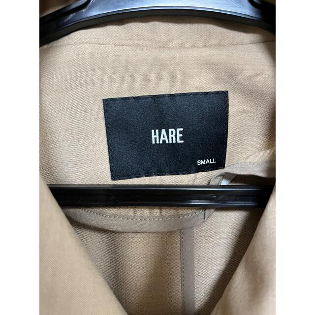 HARE(ハレ)のHARE ステンカラーコート ベージュ S メンズのジャケット/アウター(ステンカラーコート)の商品写真