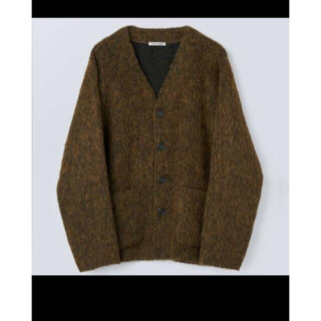 21aw CARDIGAN OLIVE MELANGE MOHAIR