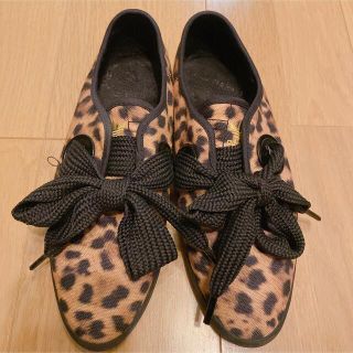 adidas - 【adidas originals】レオパードリボンスニーカー 24.5cmの