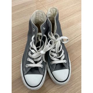 コンバース(CONVERSE)のコンバース　ハイカット　グレー  24.5㎝(スニーカー)