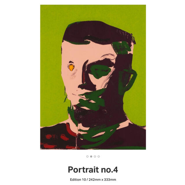 Yukimasa Ida Portrait no.4 シルクスクリーン エンタメ/ホビーの美術品/アンティーク(版画)の商品写真