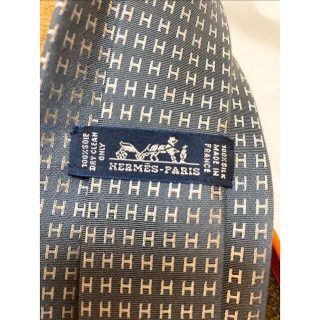 シャネル Hermes H織りタイバイカラー≪ファソネH≫ネクタイの通販 by