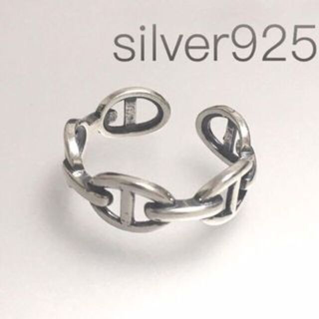 ブラックオニキス silver925 カレッジリング オーバル 指輪 メンズ