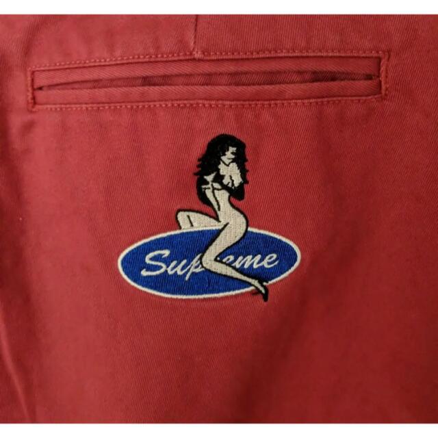 Supreme(シュプリーム)の新品　Supreme chino pant 34 cardinal メンズのパンツ(チノパン)の商品写真