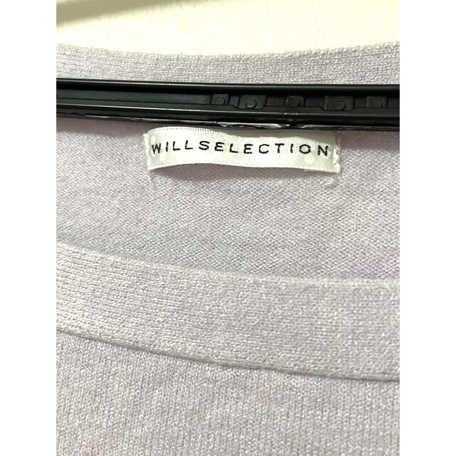 WILLSELECTION(ウィルセレクション)の薄手ニット　WILLSELECTION  Mサイズ レディースのトップス(ニット/セーター)の商品写真