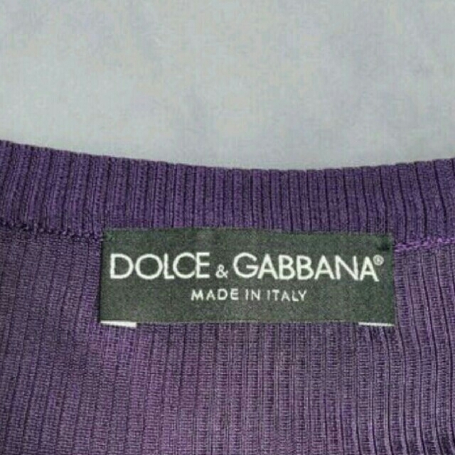 DOLCE&GABBANA(ドルチェアンドガッバーナ)のDOLCE &GABBANA 　お洒落な ロングVネック　サイズ38  レディースのトップス(ニット/セーター)の商品写真