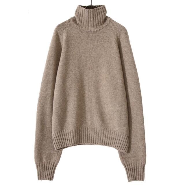 EX FINE LAMBS LOOSE HIGH NECK KNIT LSのサムネイル