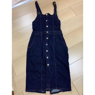 ザラ(ZARA)のZARA ジャンパースカート(ひざ丈ワンピース)