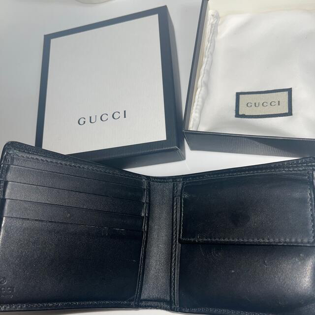 Gucci(グッチ)のGUCCI スネーク プリント 二つ折り財布  メンズのファッション小物(折り財布)の商品写真