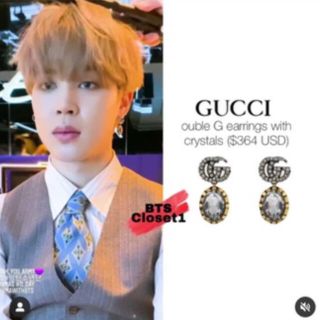 Gucci - BTSジミン着用 GUCCIピアス(片耳)の通販 by our's shop