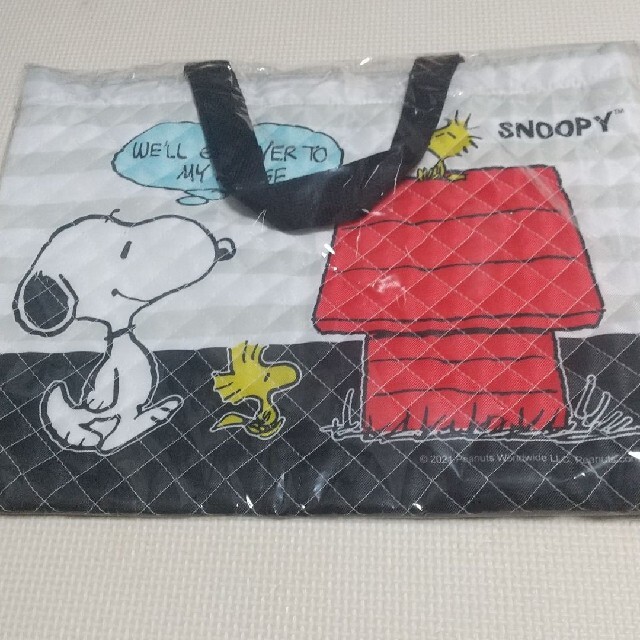 SNOOPY(スヌーピー)の新品 スヌーピー キルト手提げバッグ キッズ/ベビー/マタニティのこども用バッグ(レッスンバッグ)の商品写真