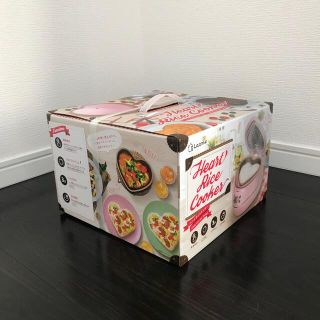 【新品未使用】ハートライスクッカー　アズマ　炊飯器　炊飯ジャー