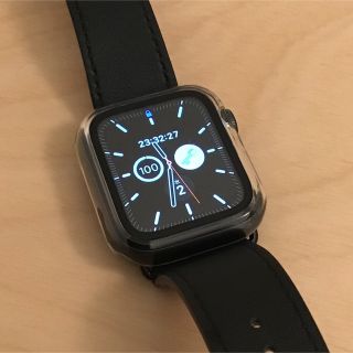 アップルウォッチ(Apple Watch)のApple Watch 5 GPSモデル 常時点灯可能 40mm 美品(腕時計(デジタル))