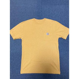 カーハート(carhartt)のカーハート carhartt マスタード　tシャツ　古着(Tシャツ/カットソー(半袖/袖なし))