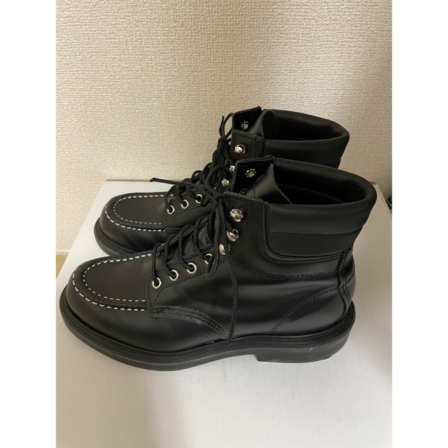 REDWING(レッドウィング)の美品！レッドウィング スーパーソール 8133 7E ブラック  メンズの靴/シューズ(ブーツ)の商品写真