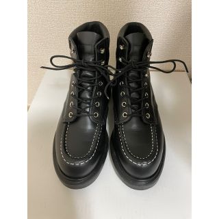 レッドウィング(REDWING)の美品！レッドウィング スーパーソール 8133 7E ブラック (ブーツ)