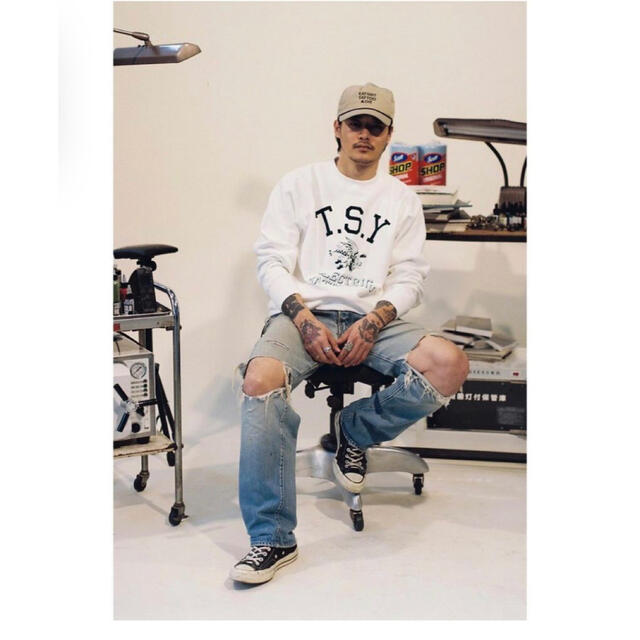 TATTOO STUDIO YAMADA×JOB314 Circle Sweat