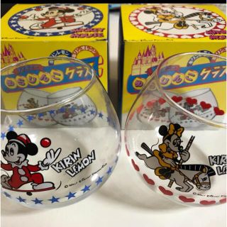 ディズニー(Disney)のちゅば様　ディズニー　グラス　2つセット(キャラクターグッズ)