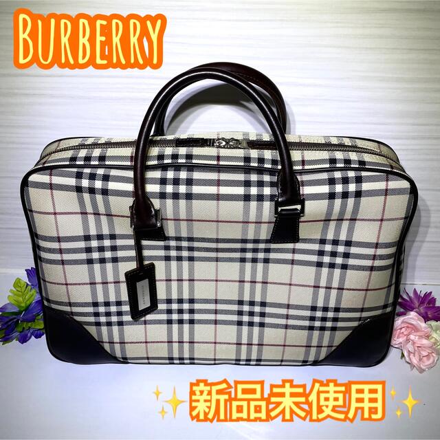 BURBERRY(バーバリー)の新品未使用✨ BURBERRY バーバリー ノバチェック ブリーフケース メンズのバッグ(ビジネスバッグ)の商品写真