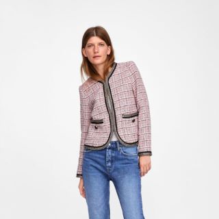 ザラ(ZARA)の値下げ！ZARA ジャケット　ピンク系(その他)