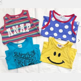 アナップキッズ(ANAP Kids)の男の子　アナップ　タンクトップ　110 100 90 まとめ売り(下着)