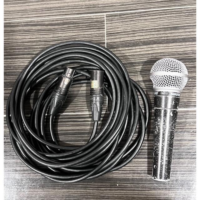SHURE sm58 マイク&マイクシールドセット