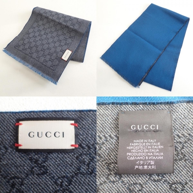 Gucci(グッチ)のグッチ マフラー 20 X 175 cm メンズのファッション小物(マフラー)の商品写真