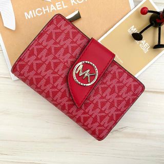 Michael Kors - 新品 MICHAEL KORS マイケルコース 折り財布 レッドの