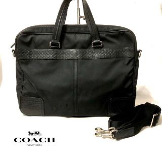 コーチ(COACH)のコーチ COACH ビジネスバッグ ナイロン レザー トートバッグ(ビジネスバッグ)