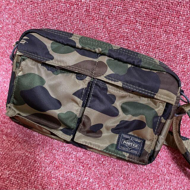 激レア✨BAPE×PORTER✨1ST CAMOミニショルダーバッグ✨