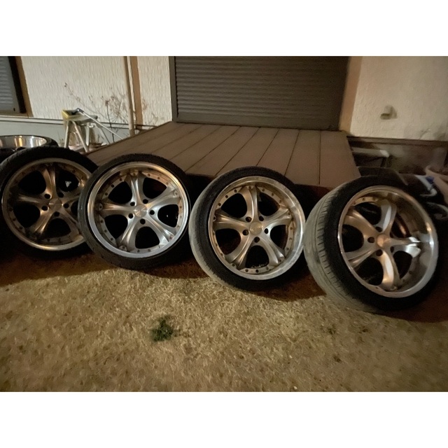 好評にて期間延長】 18インチ 114.3 5穴 9J+35 ホイール 4本セット