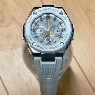 ジーショック(G-SHOCK)のG-SHOCK　GST-W300-1AJF　G-STEEL　電波ソーラー(腕時計(アナログ))