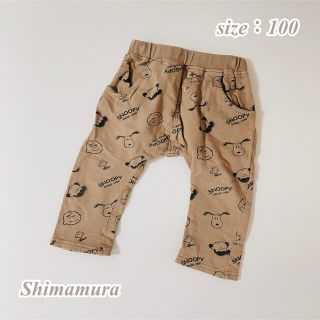 スヌーピー(SNOOPY)の【しまむら】sweaT's PEANUTS SNOOPY パンツ 100(パンツ/スパッツ)