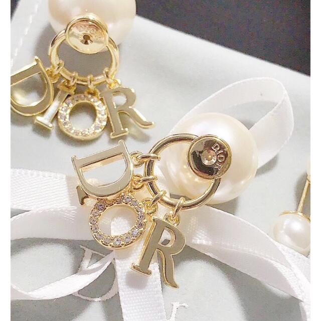 パールピアス♡Dior 1