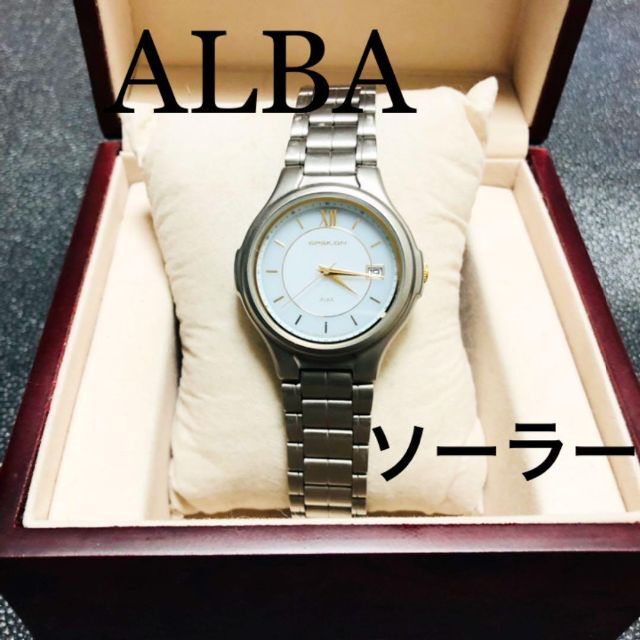 ALBA(アルバ)のALBA メンズ　腕時計　ソーラー　EPSILON V145-0D70 メンズの時計(腕時計(アナログ))の商品写真