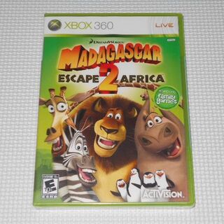 エックスボックス360(Xbox360)のxbox360★MADAGASCAR ESCAPE 2 AFRICA 海外版(家庭用ゲームソフト)