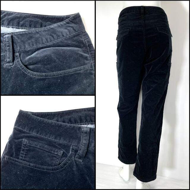 23区(ニジュウサンク)の23区 denim ボーイフィット ベルベット生地 強ストレッチ 82cm レディースのパンツ(デニム/ジーンズ)の商品写真